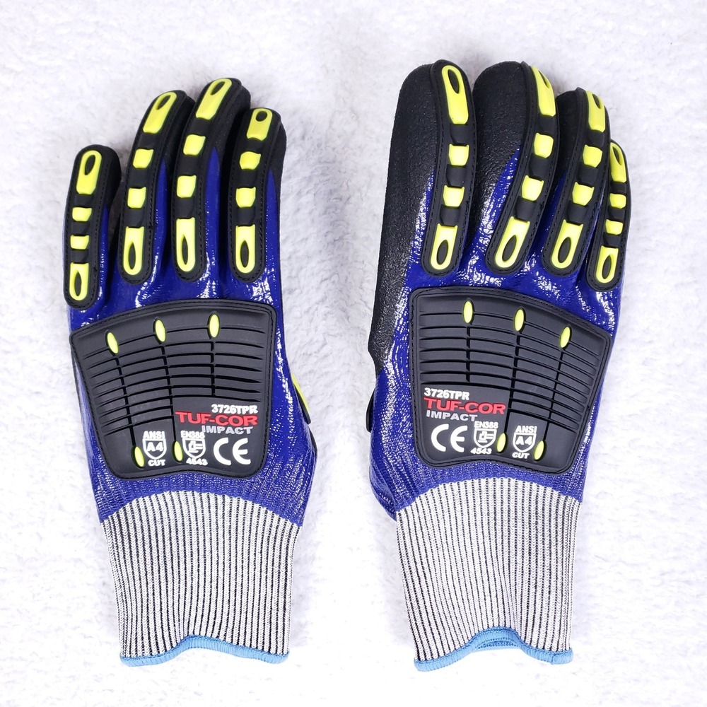 Cordova TUF-COR Impact Gloves XXL Cut Resistant Safety Work Heavy Duty